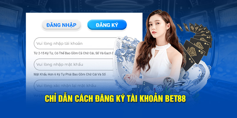 Mẫu đăng ký chơi bài Mậu Binh tại Bet88